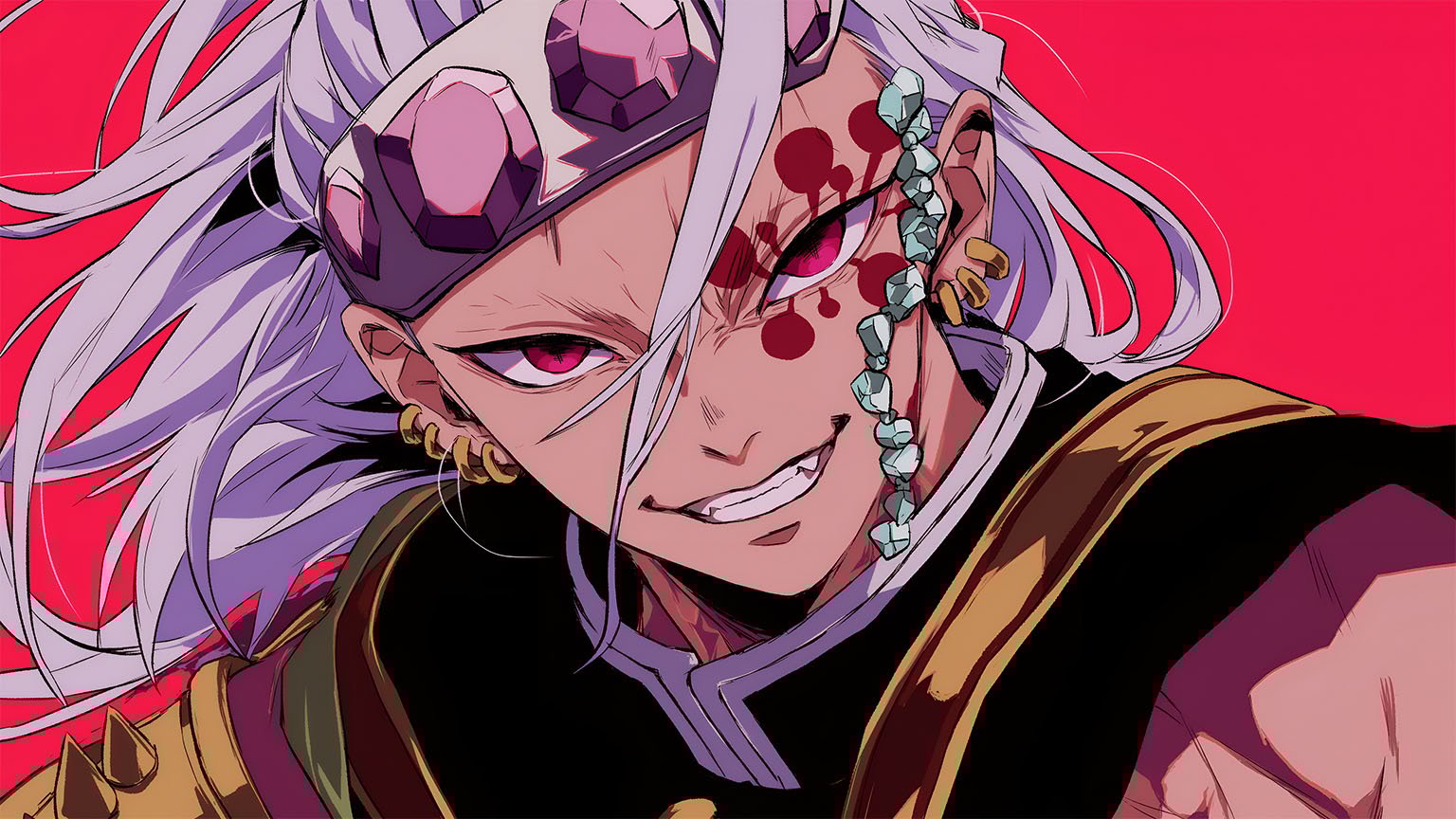 Demon Slayer Tengen Uzui Smiling