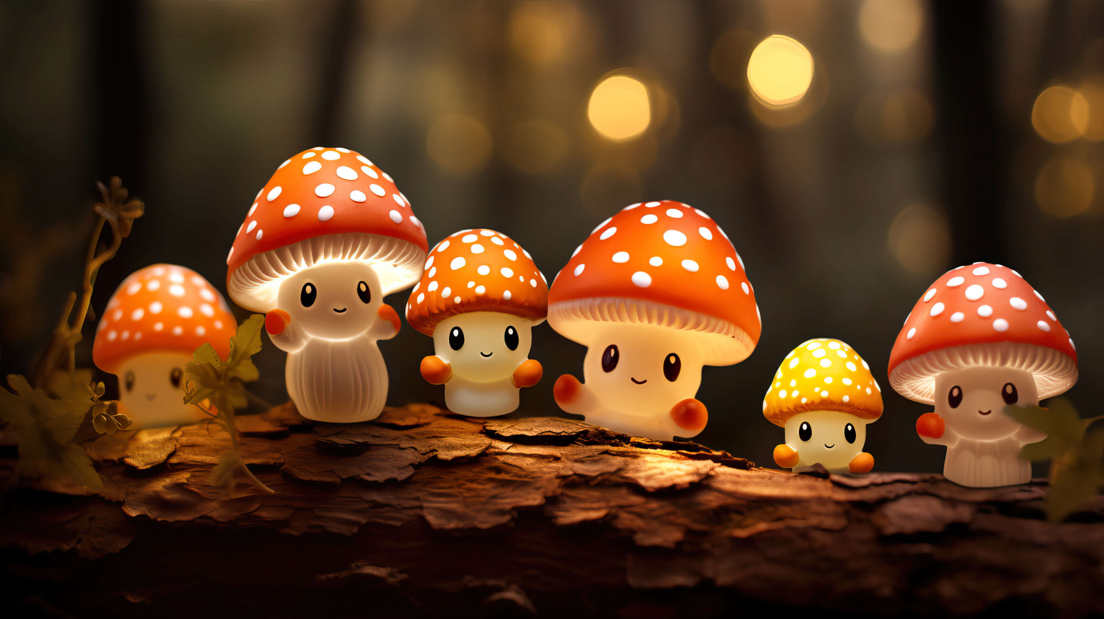 Cute Mushroom Wallpaper, Free, 4k