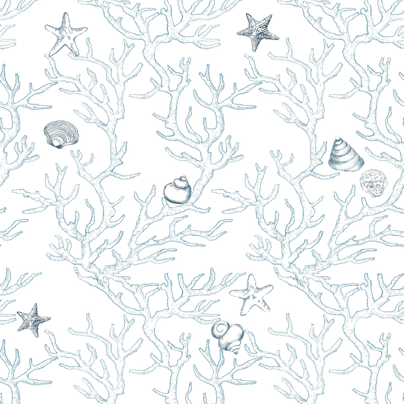 WENMER Ocean Wallpaper Peel and Stick
