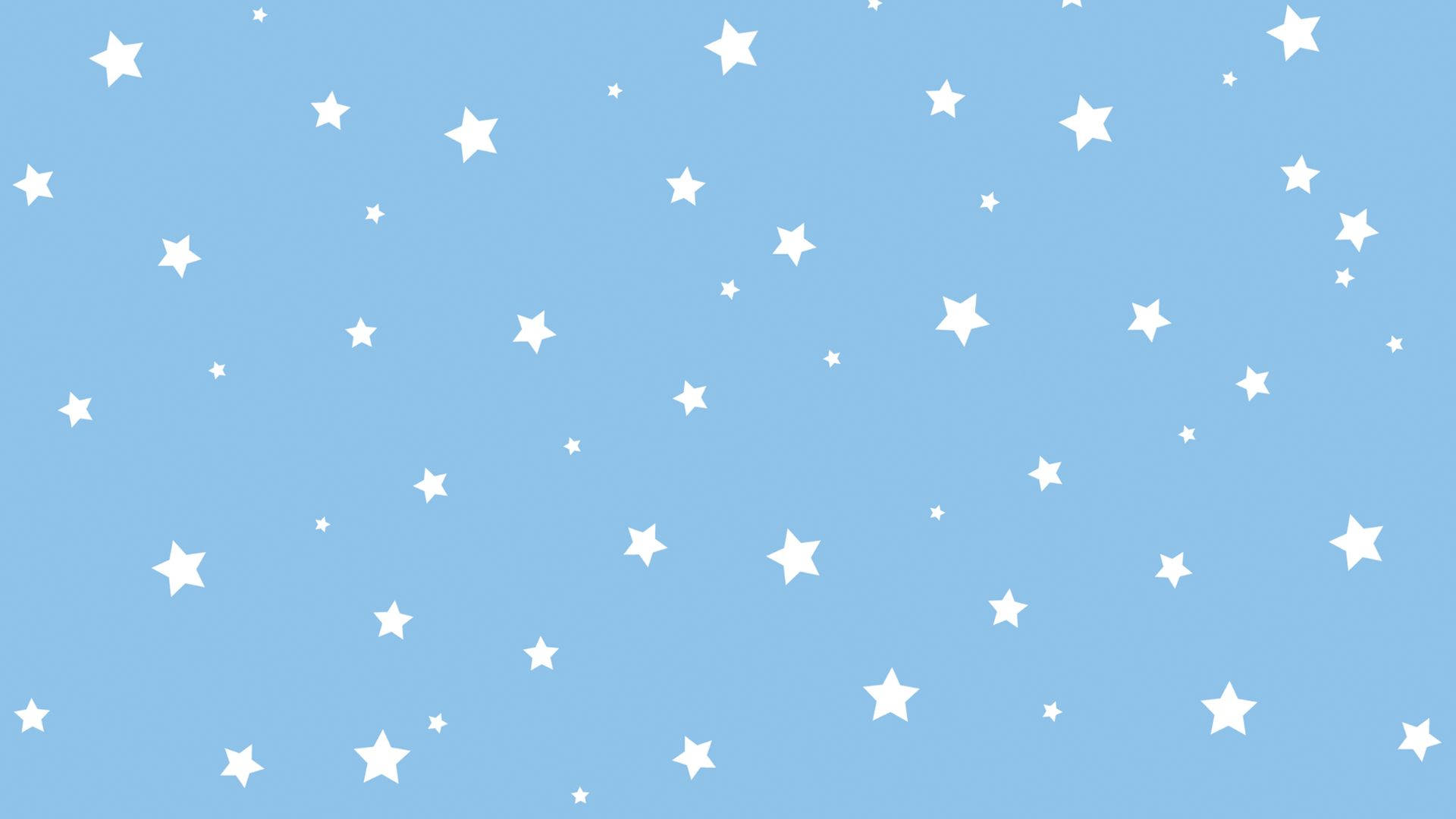 Download Baby Blue Sky With White Stars