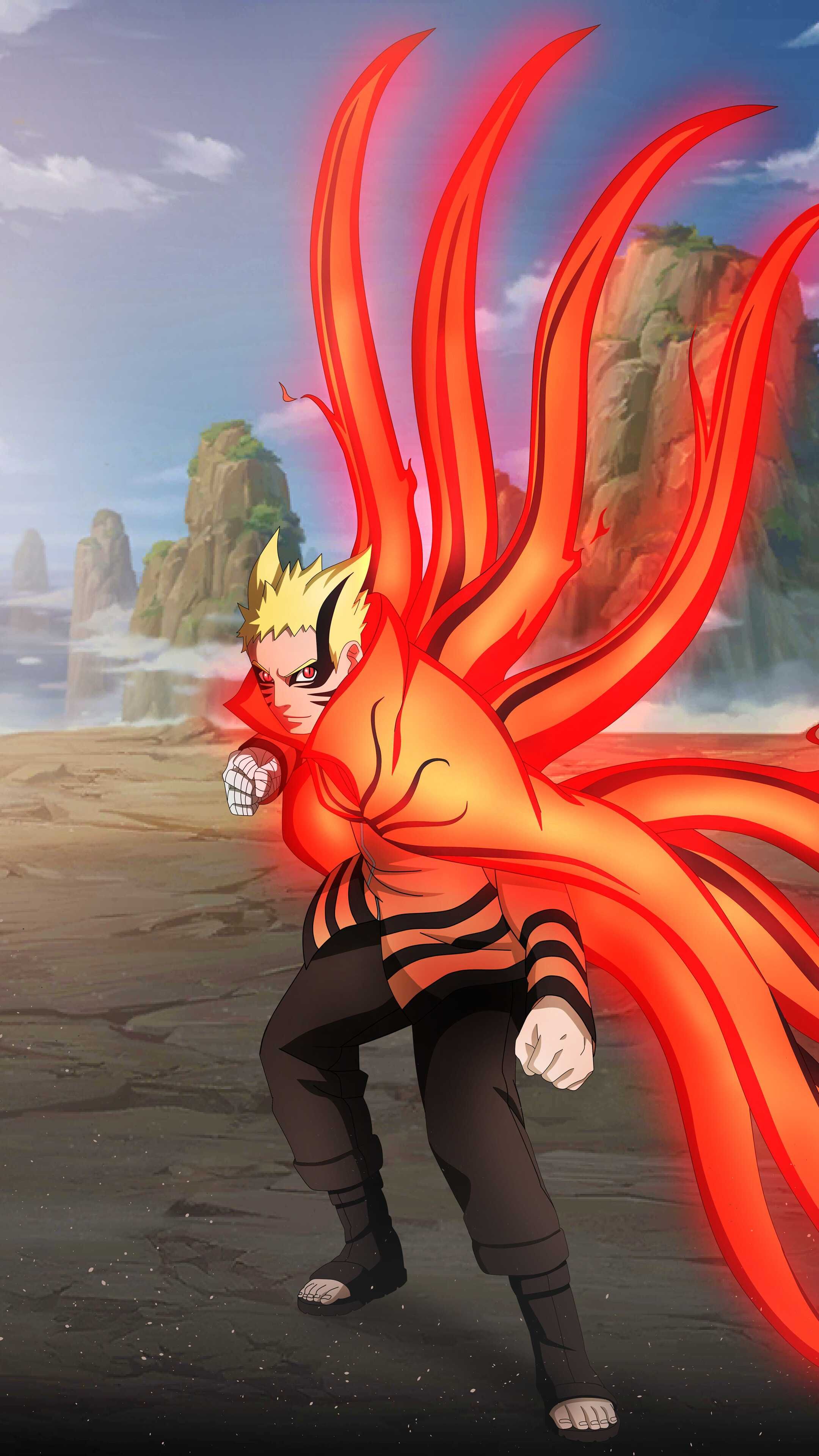 Naruto Baryon Mode Wallpaper