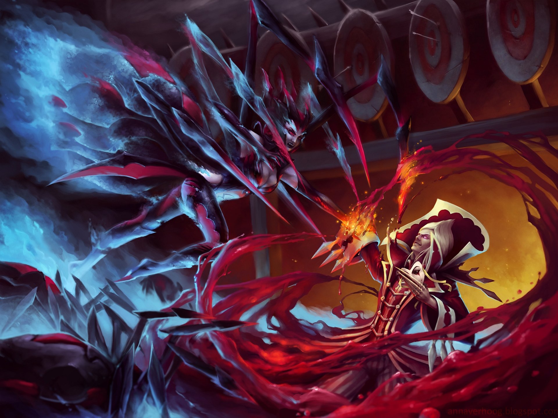 Elise vs. Vladimir: HD Wallpaper