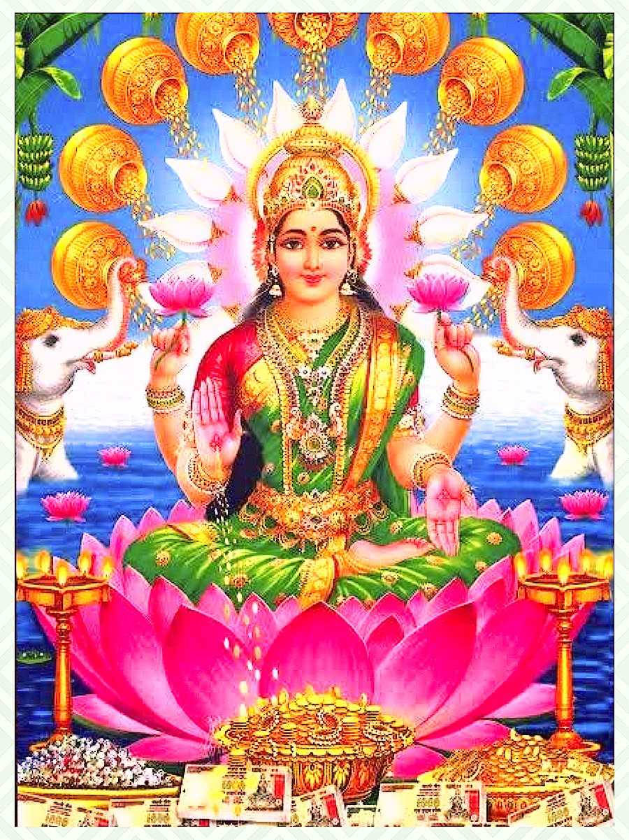Download Goddess Lakshmi Pouring Gold