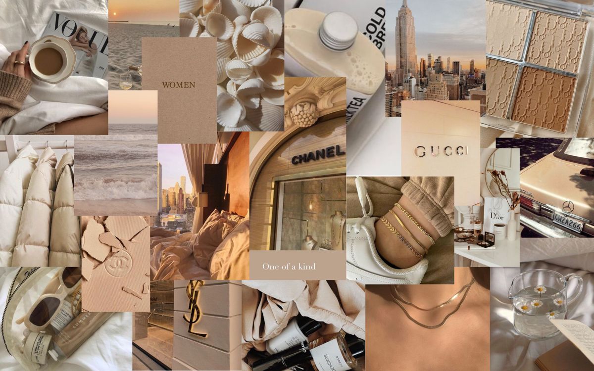 MacBook wallpaper beige aesthetic