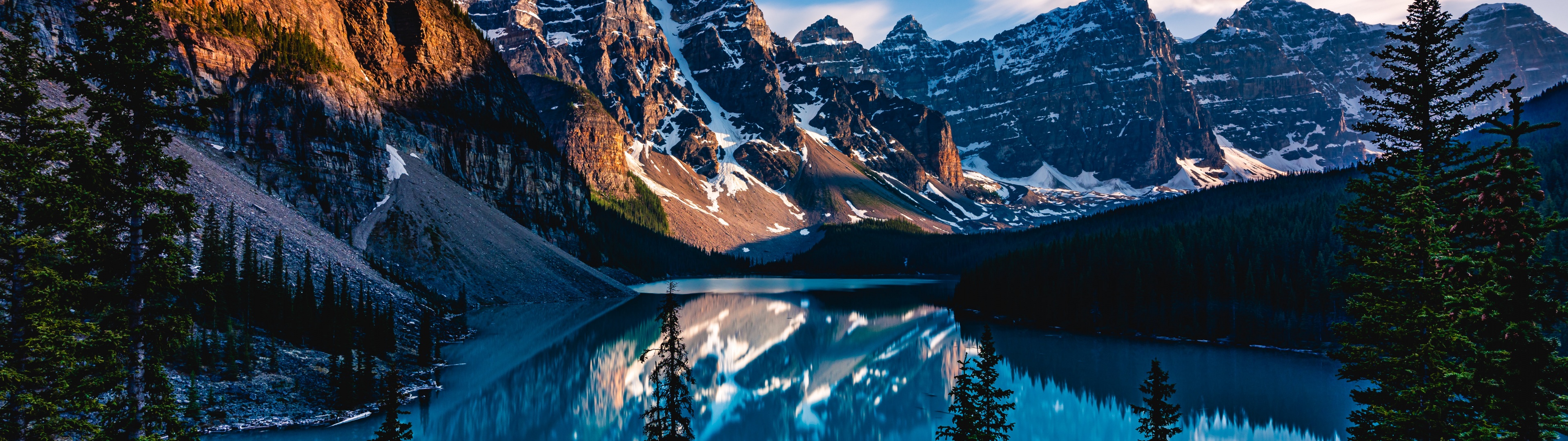Moraine Lake Wallpaper 4K, Canadian Rockies