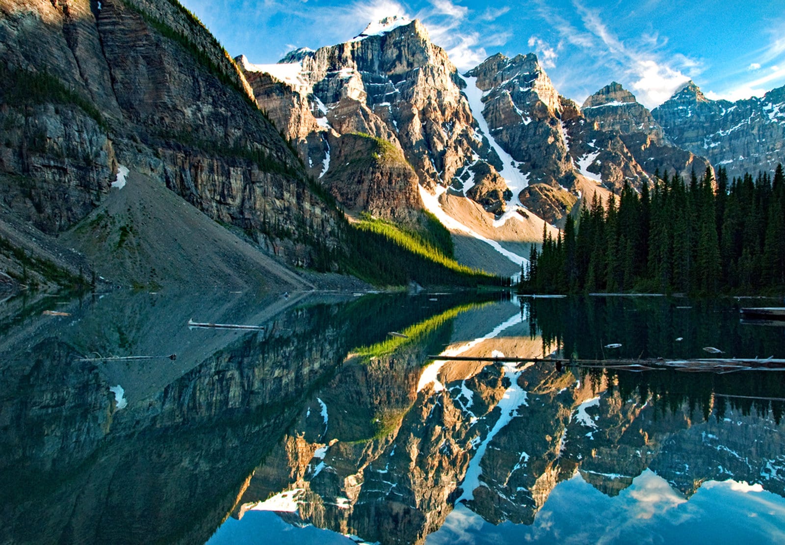 Rocky Mountain, Evening, Moraine Lake