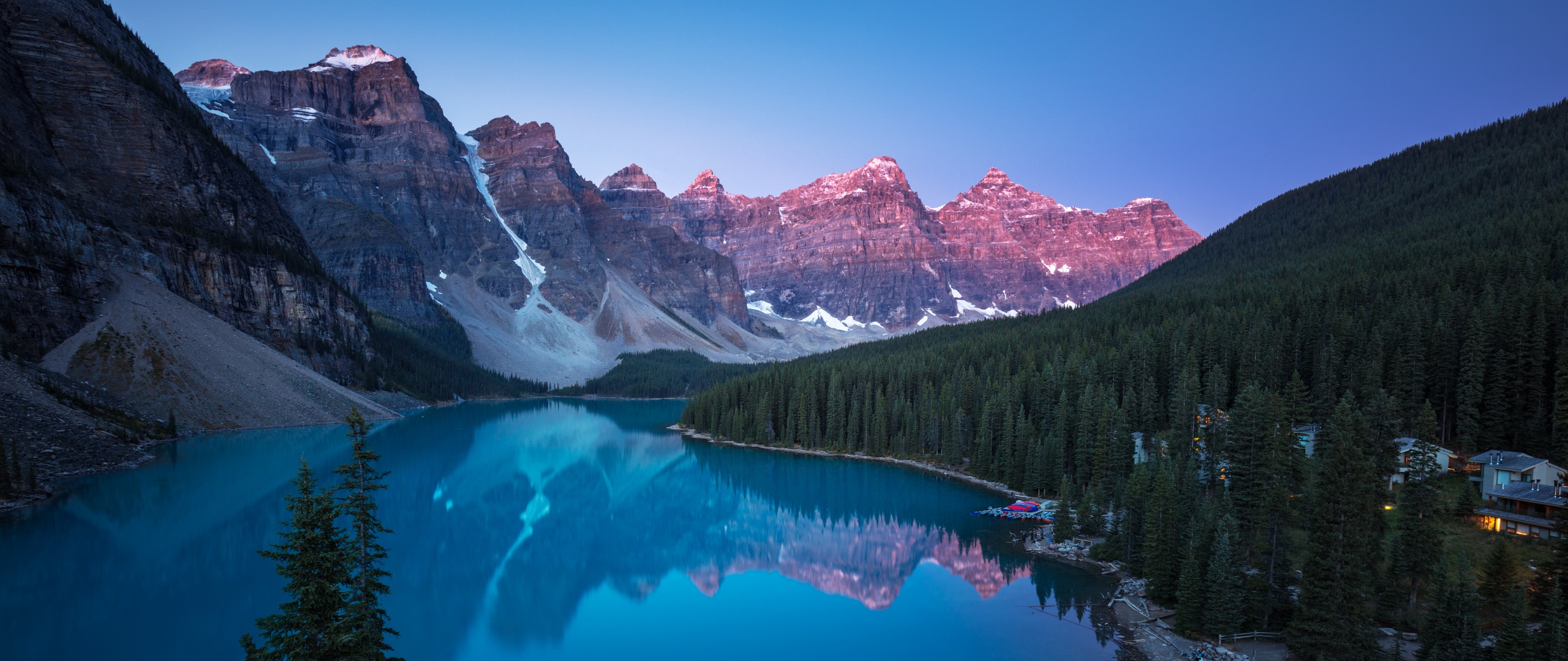 Canadian Rockies Wallpaper 4K, Moraine