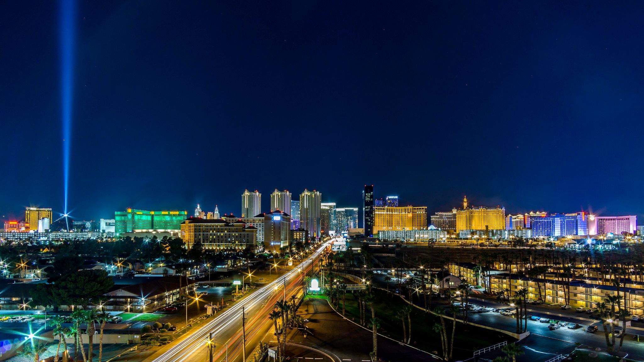 Las Vegas Strip -Pano, USA