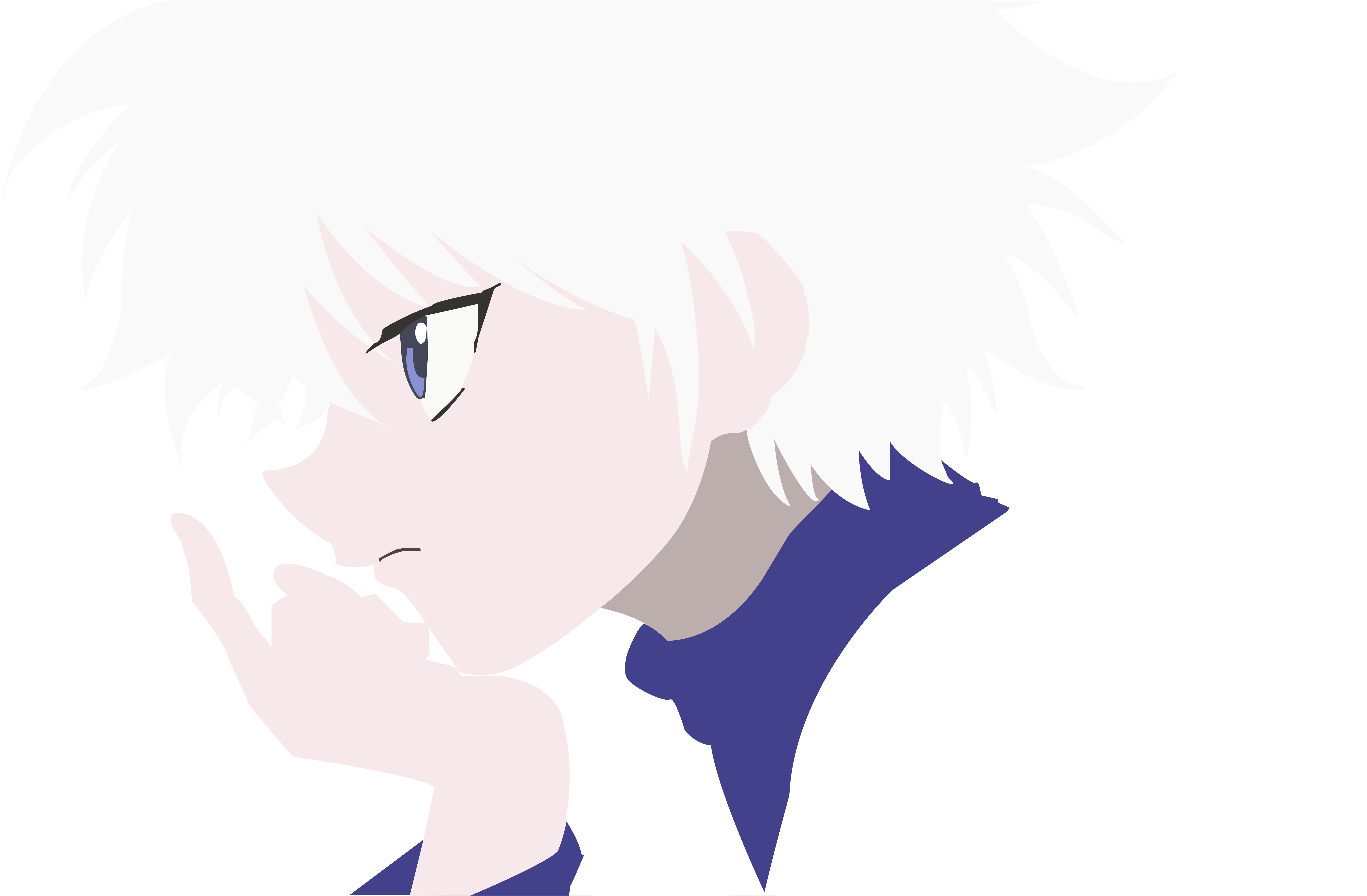OC Minimalist Killua 4K Wallpaper See