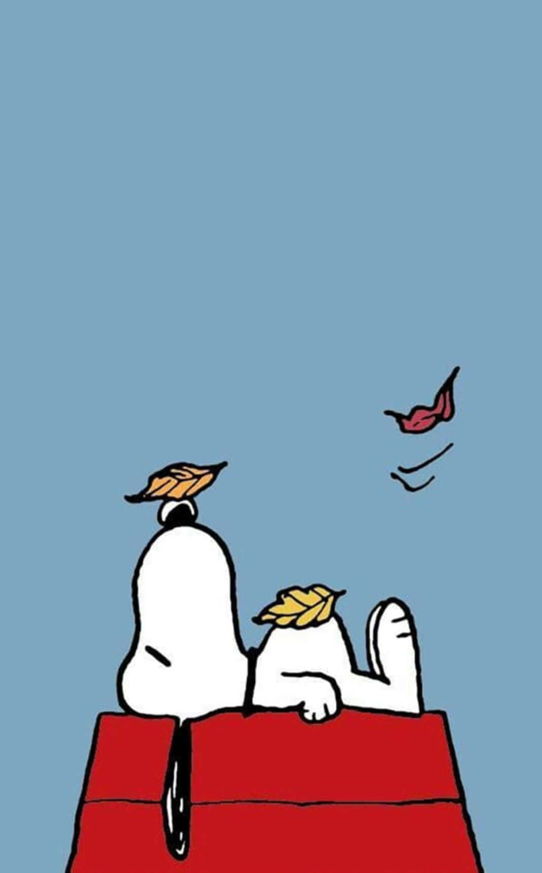 Snoopy Fall Wallpaper