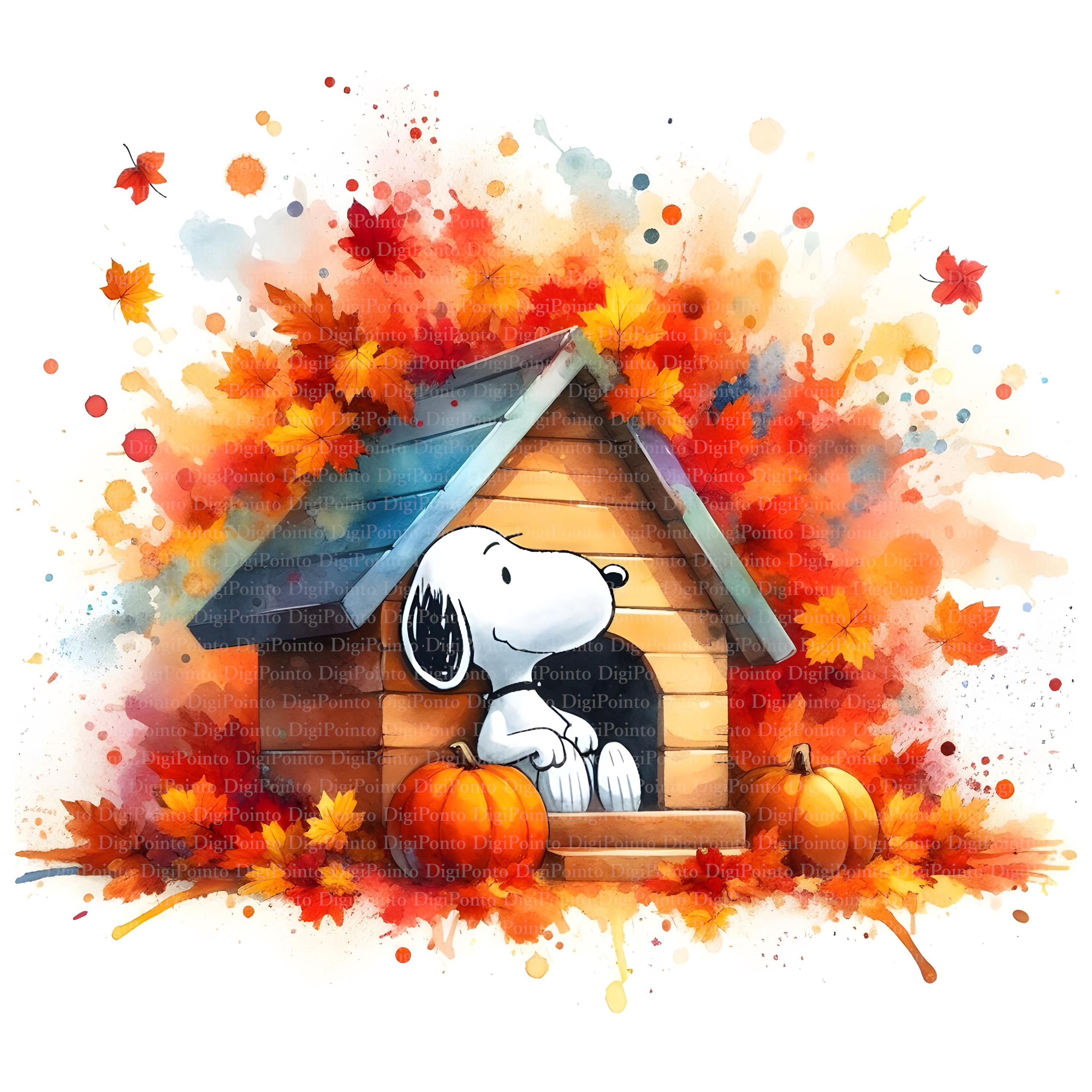 Snoopy Doghouse Autumn, Digital