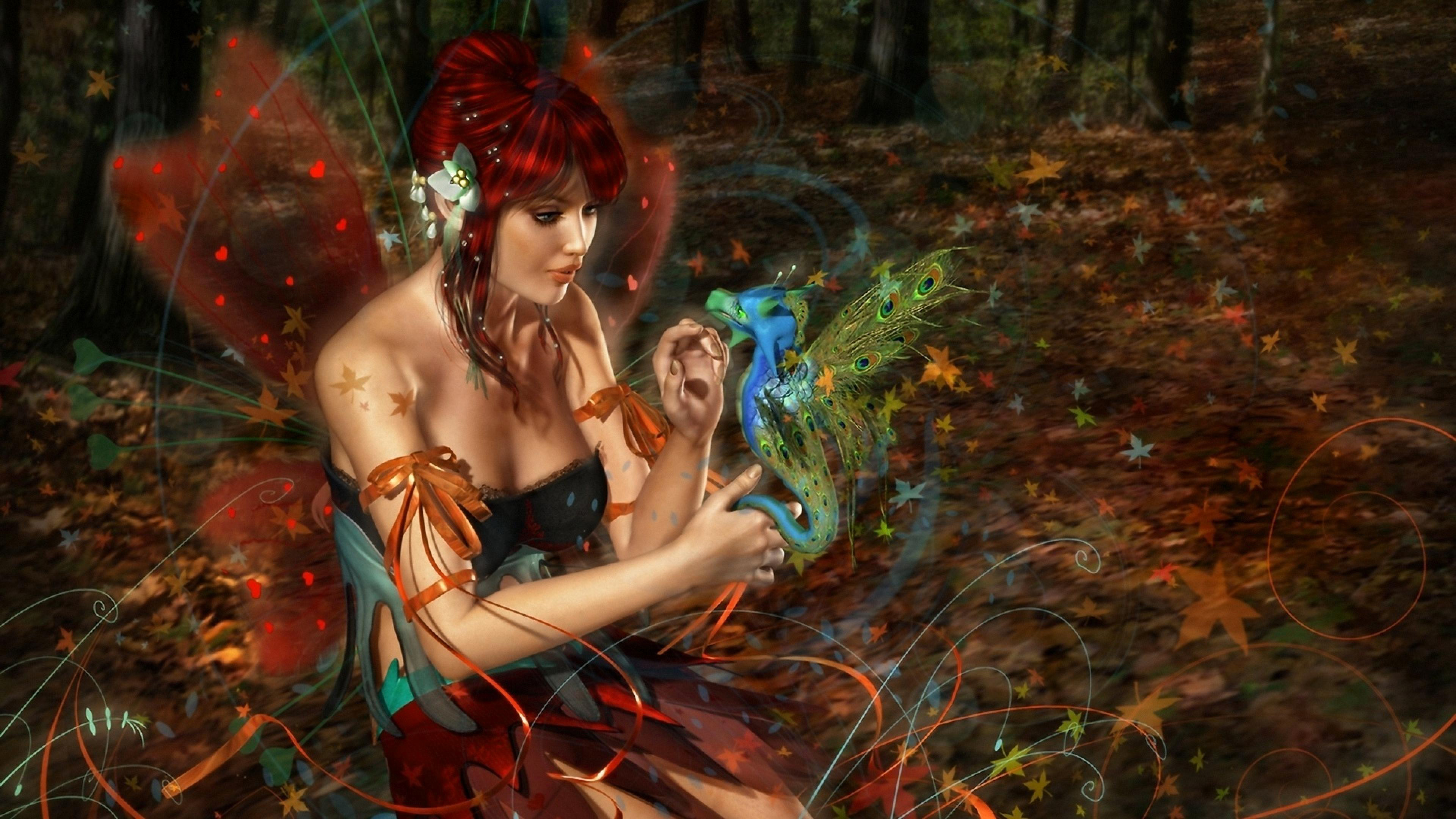 Fantasy Autumn Fairy Wallpaper​-Quality Free Image and Transparent PNG Clipart