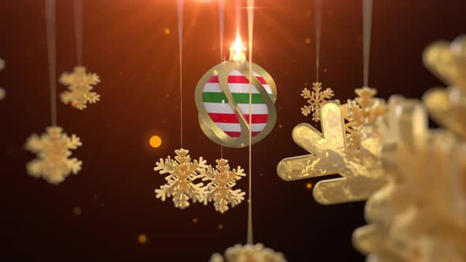 Happy New Year 2025 Opener Golden