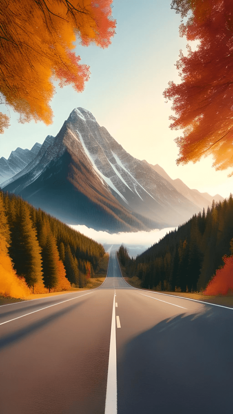 Wallpaper Samsung A55 Mountain Nature