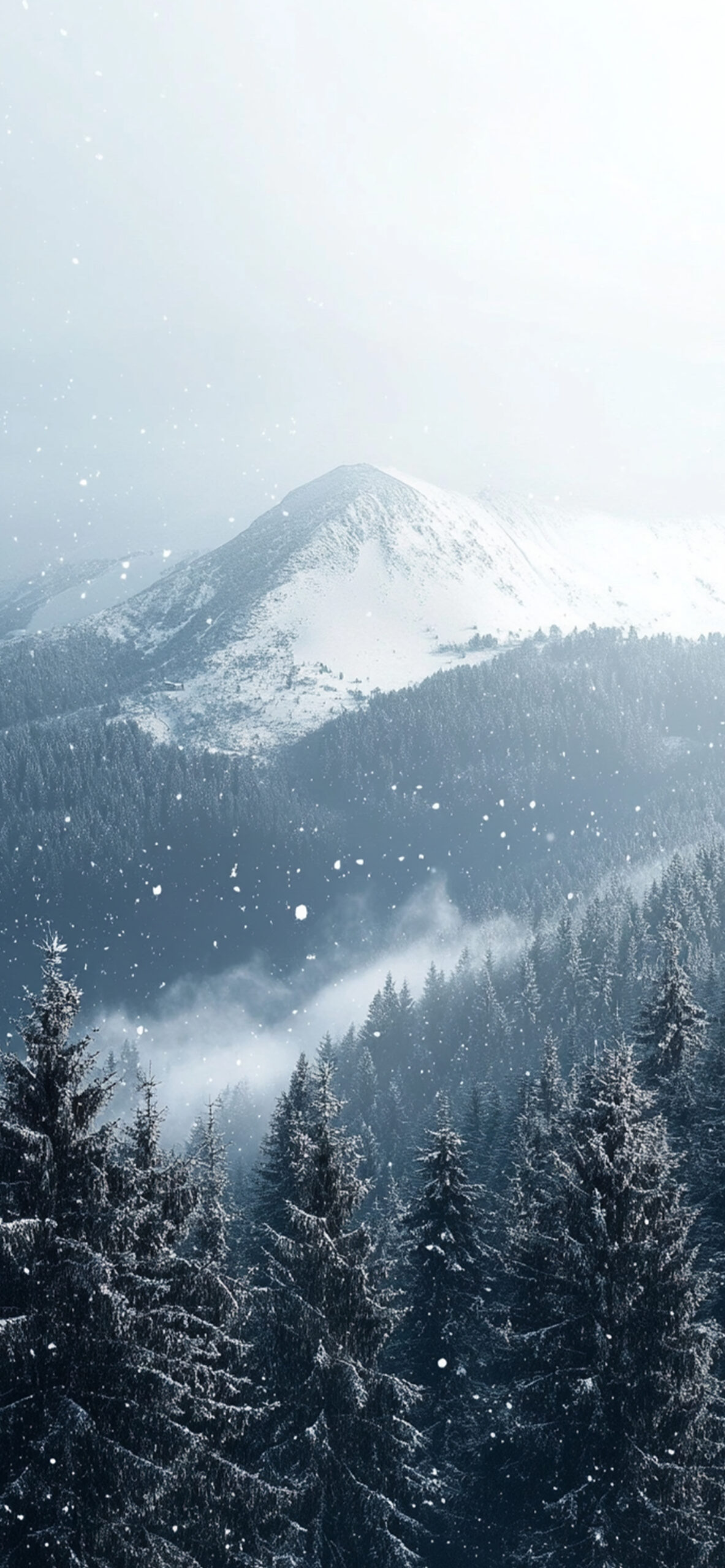 Winter Mountain Landscape Wallpaper