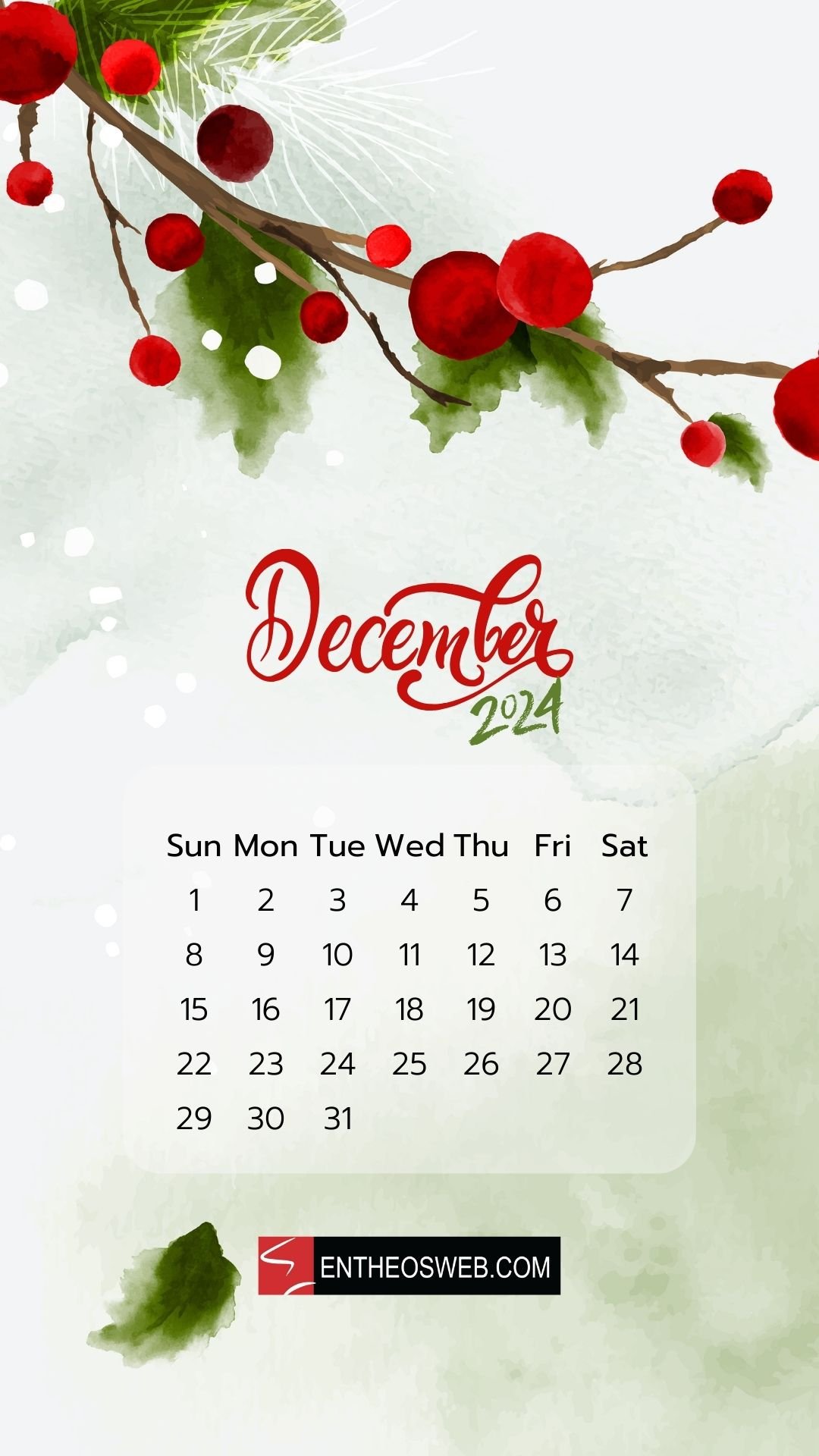 December 2024 Calendar Wallpapers Wallpaper Cave