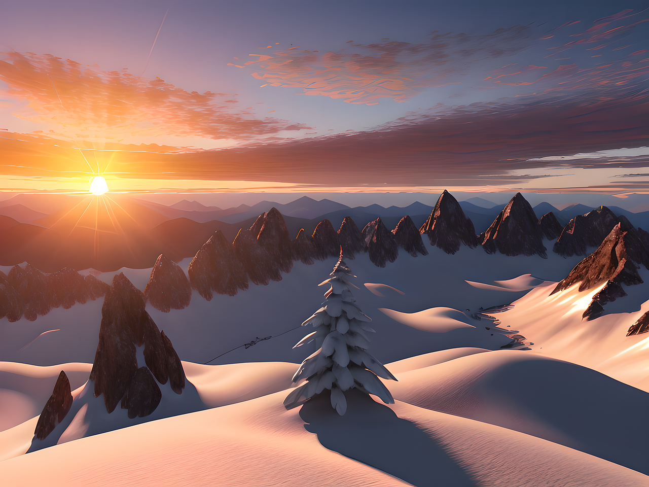 Mountains, Winter