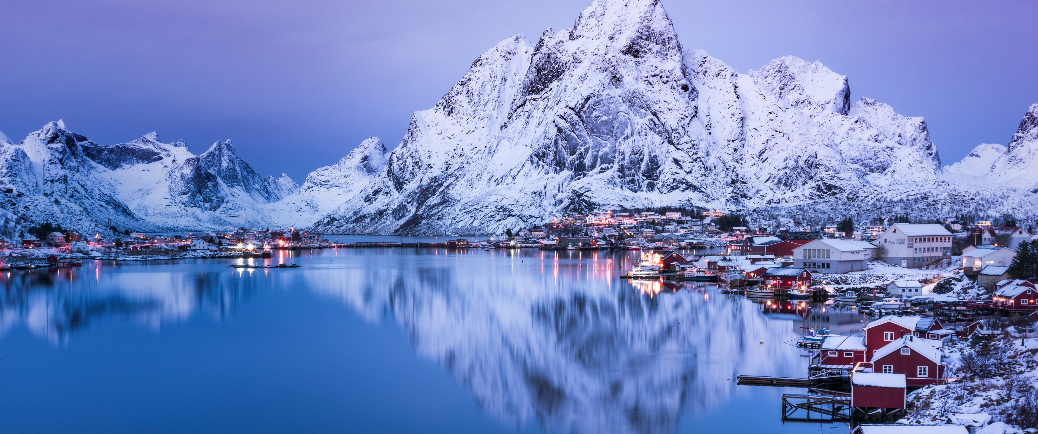 Reine Wallpaper 4K, Lofoten islands