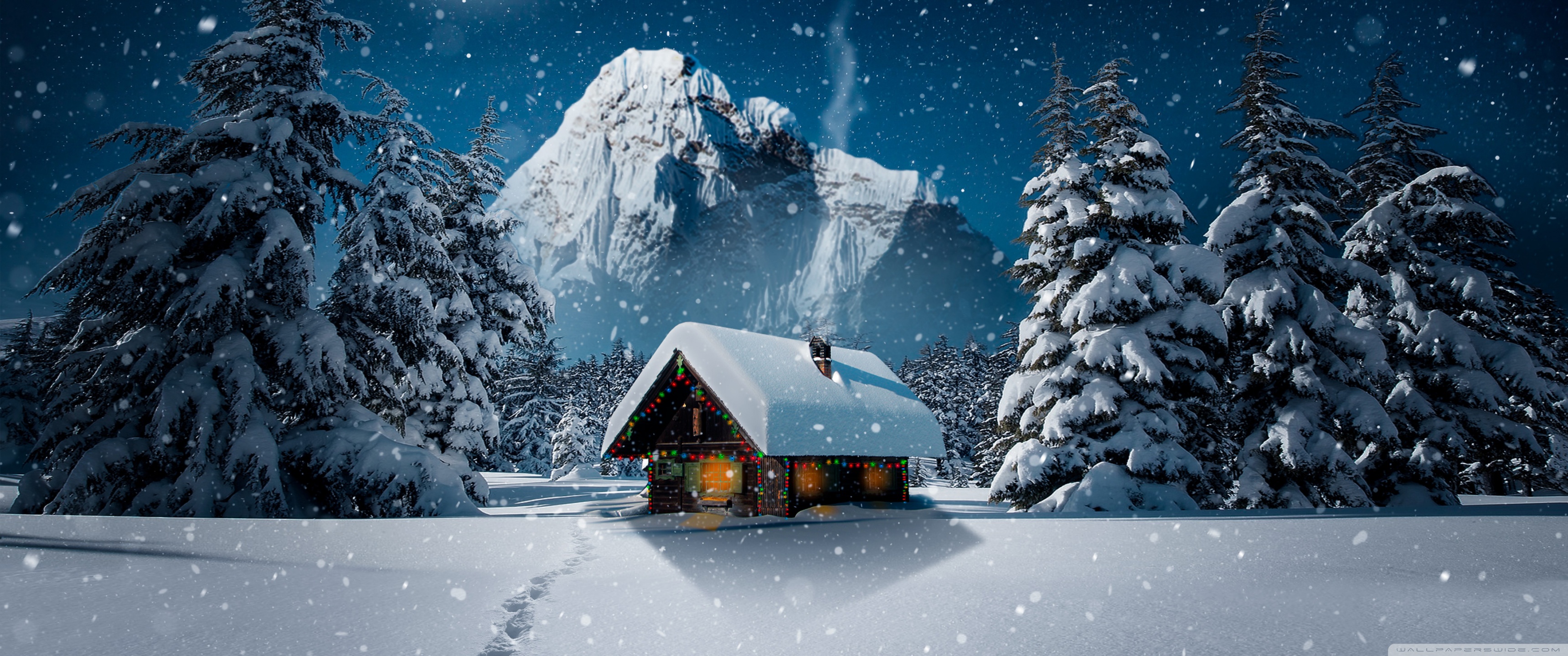 Christmas Winter 4K Ultra HD Wallpaper
