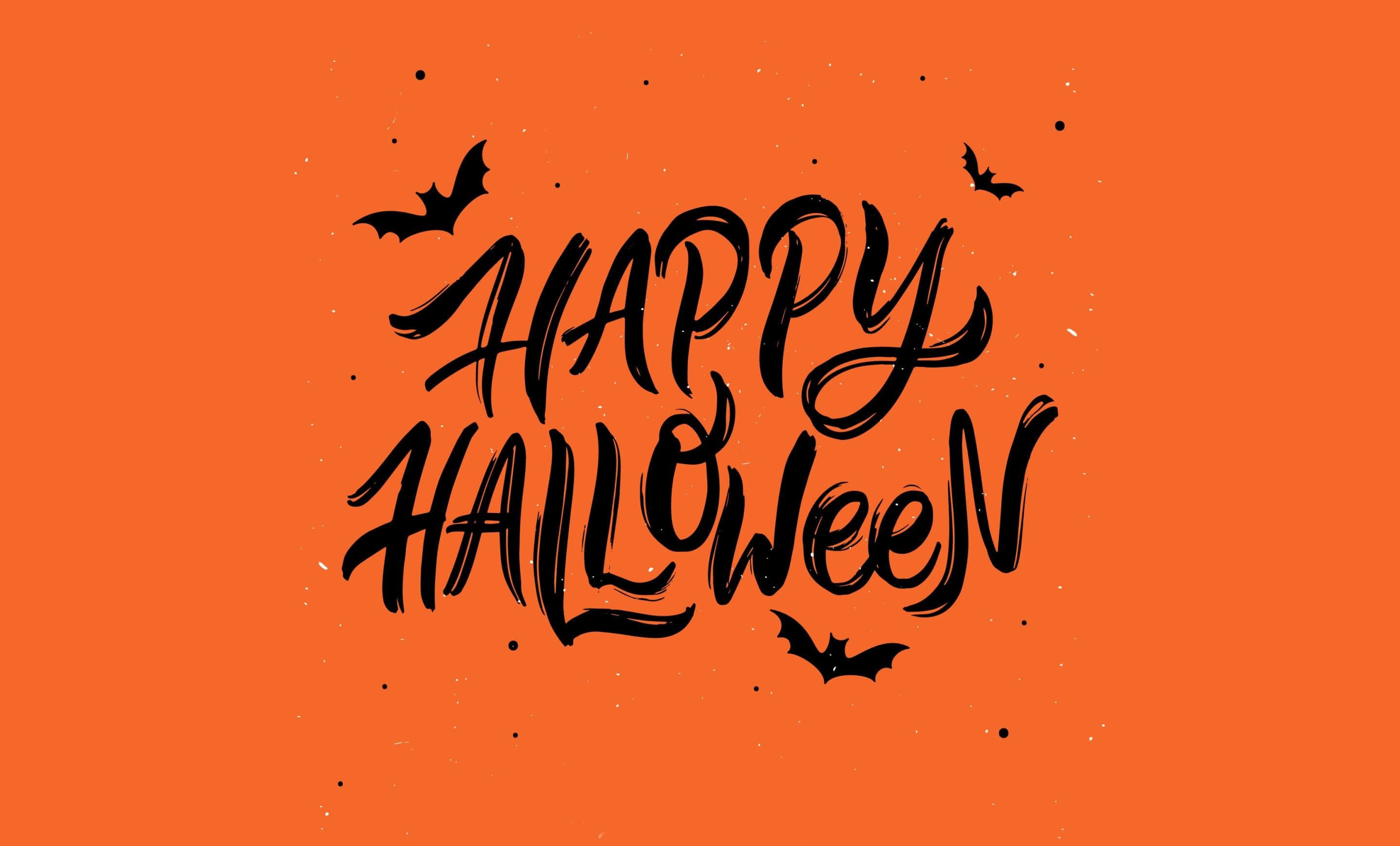 Orange Halloween Background