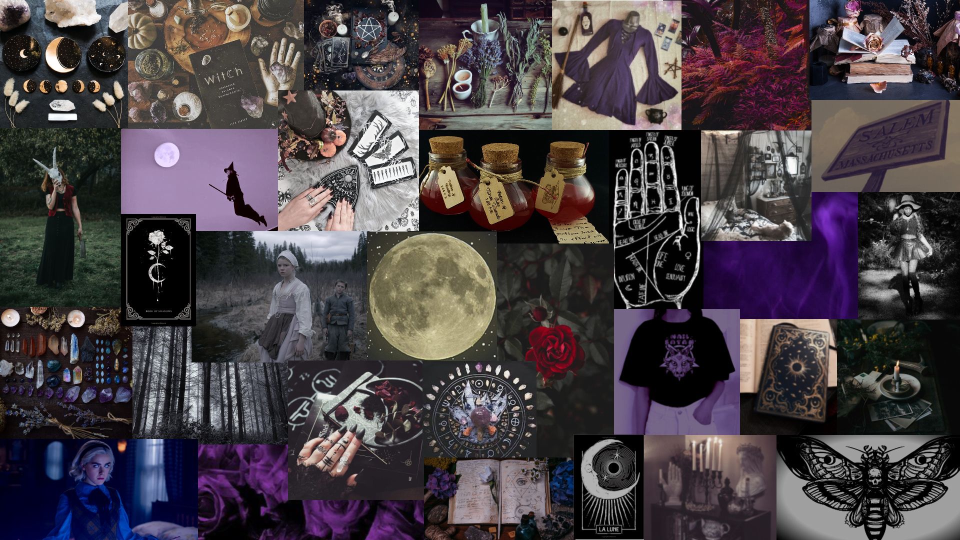 Witchy Desktop Wallpaper Background