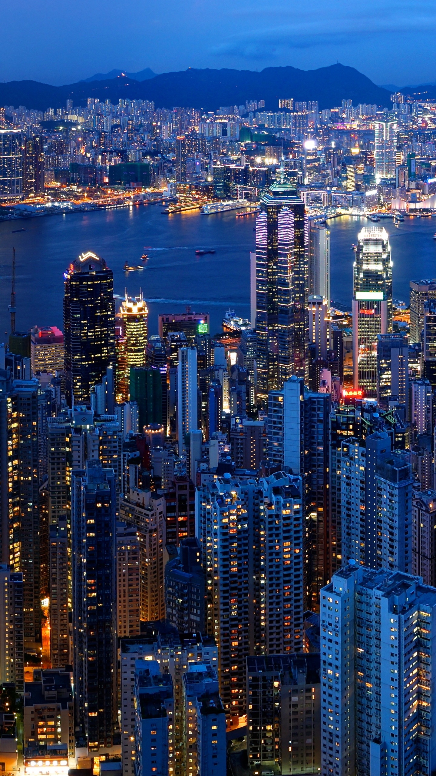 Victoria Peak Wallpaper 4K, Hong Kong