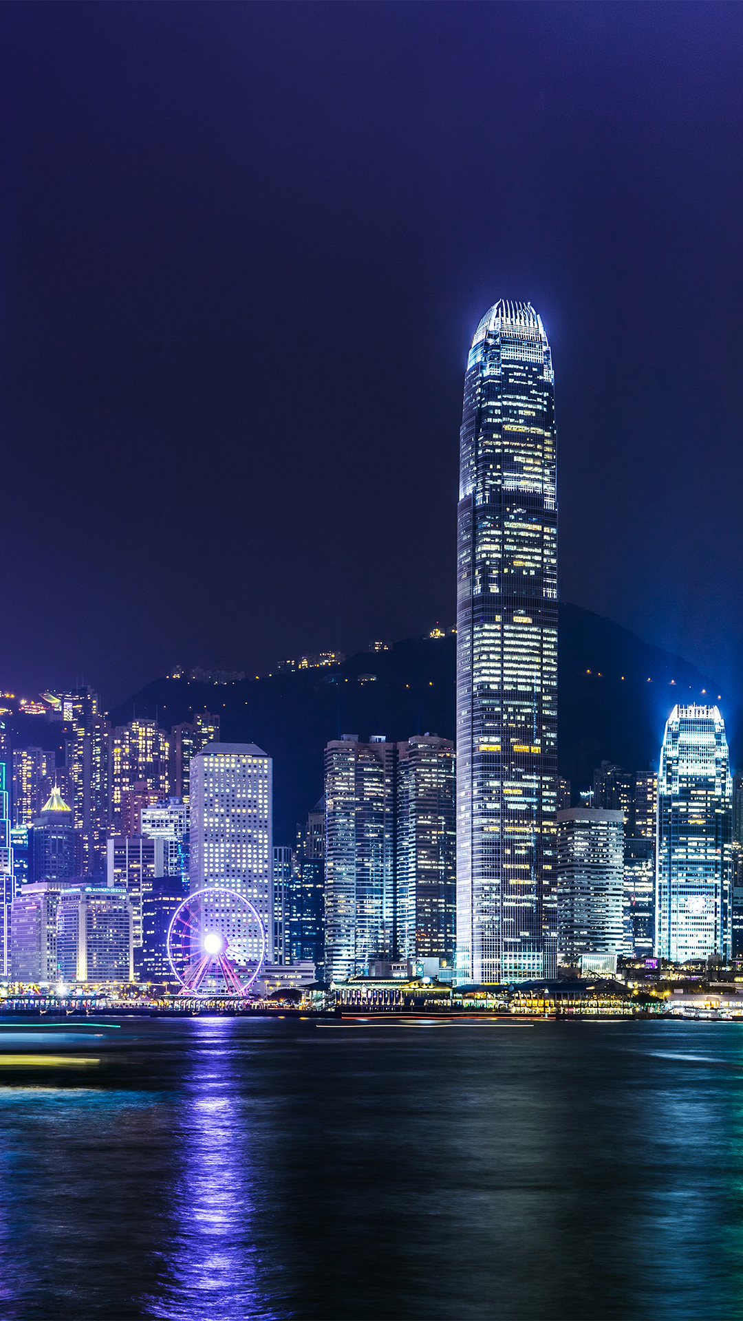 View of Victoria Harbour in Hong Kong