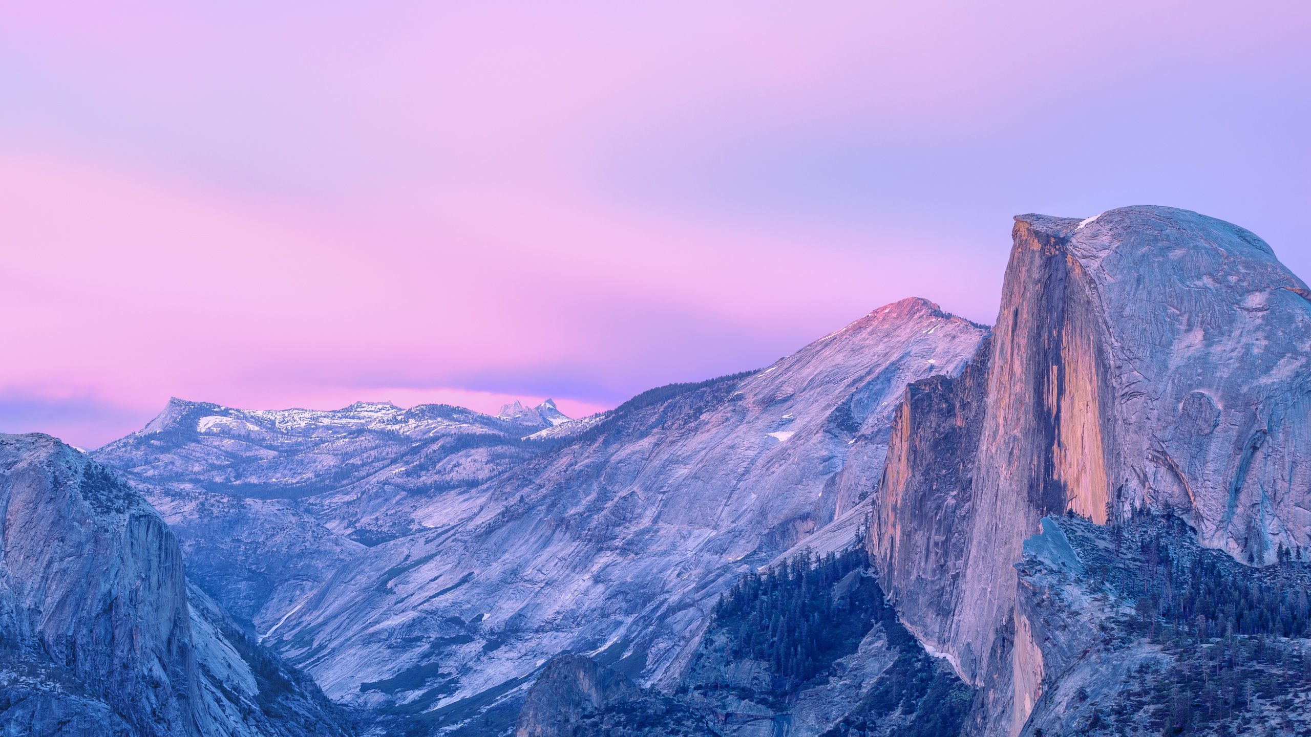 OS X Yosemite Wallpaper 4K, Half Dome