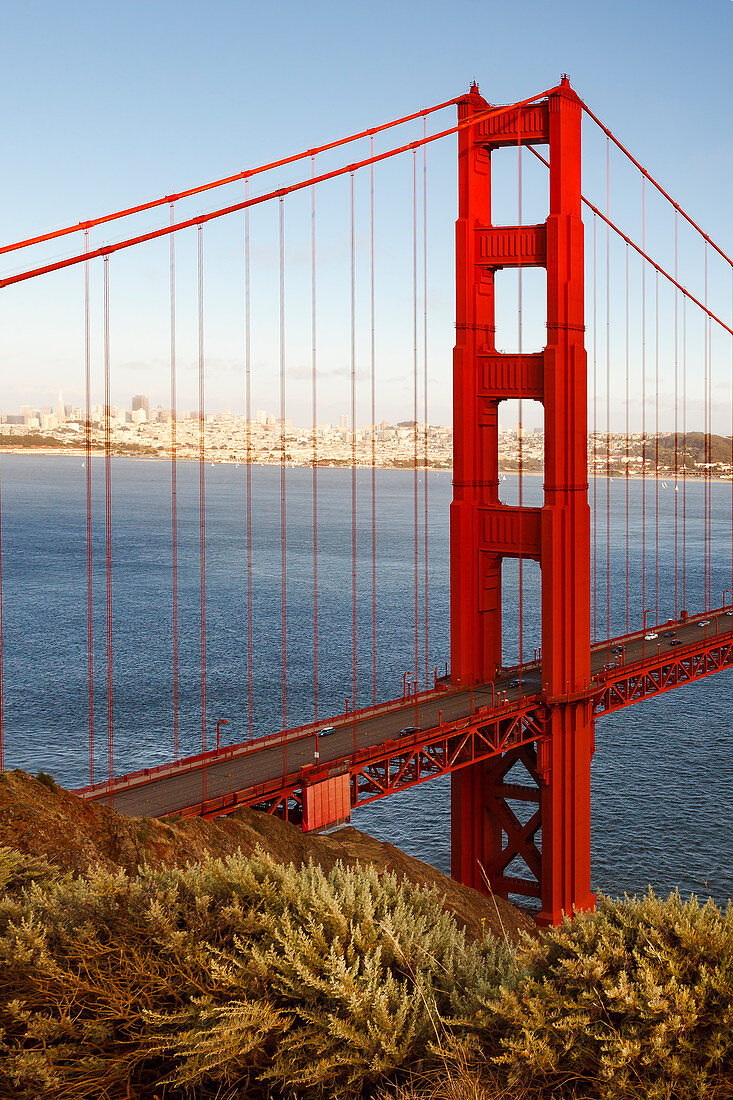View of the Golden Gate Bridge from