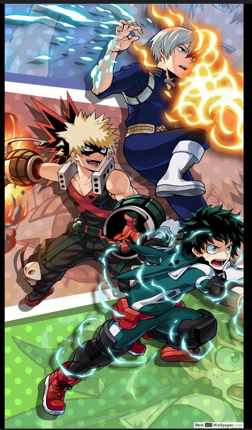 Big 3' are: Midoriya, Bakugo