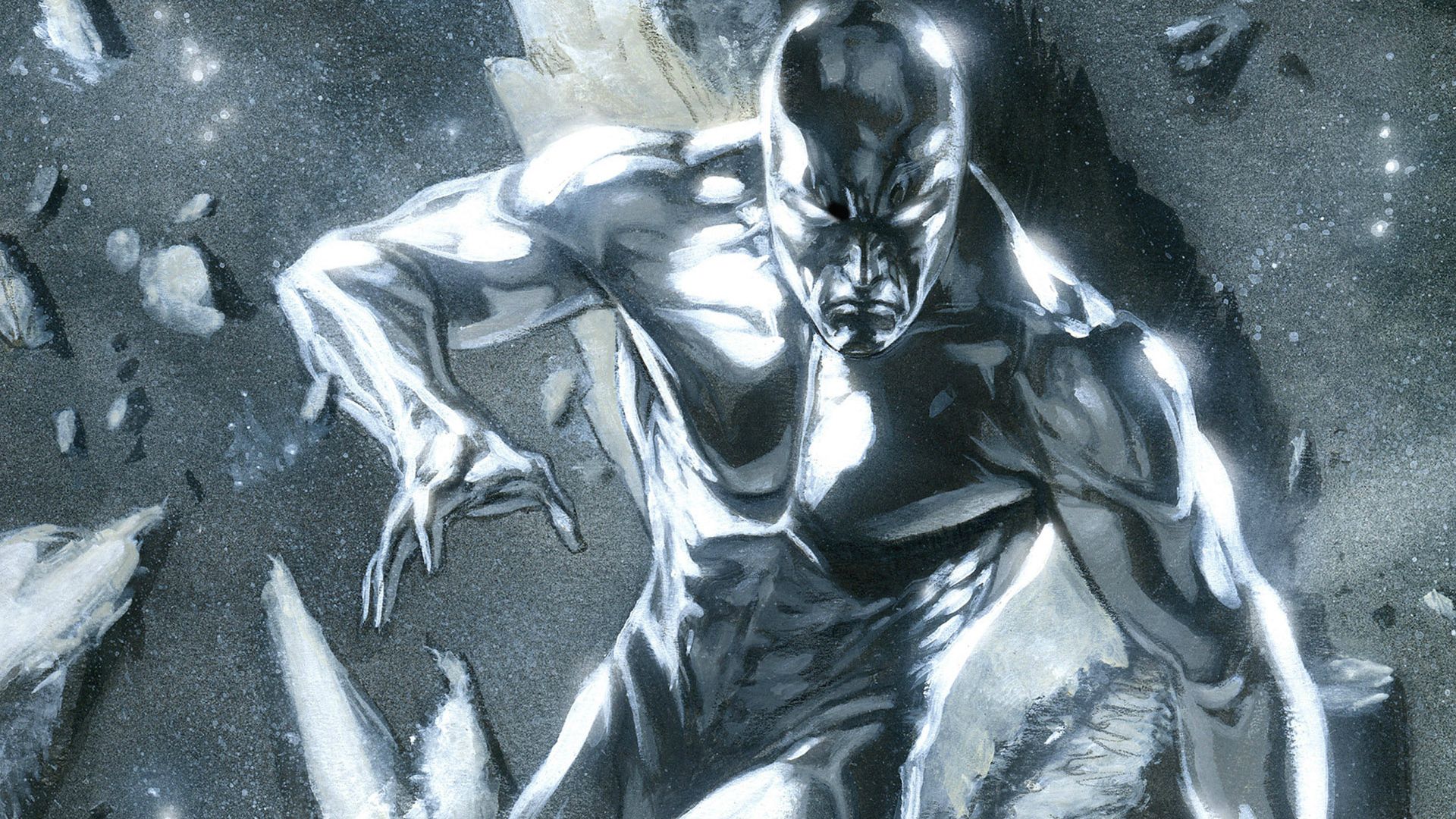 Download Comic Silver Surfer HD Wallpaper