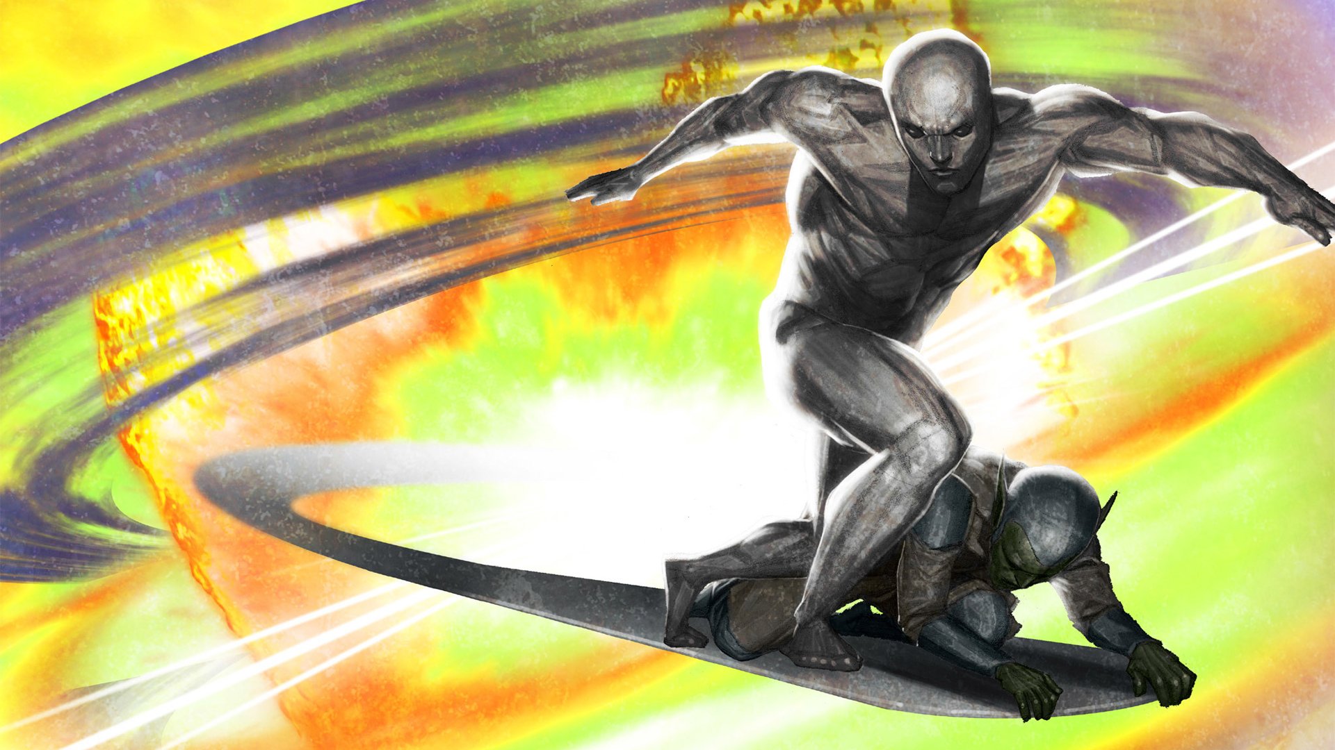 Download Comic Silver Surfer HD Wallpaper
