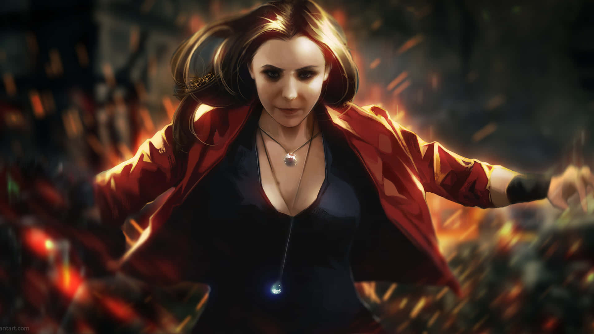 Scarlet Witch 8k Wallpaper