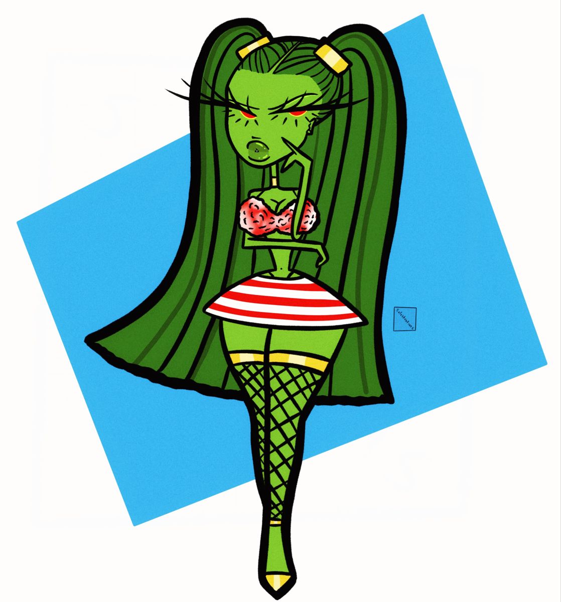 The grinch as a baddie