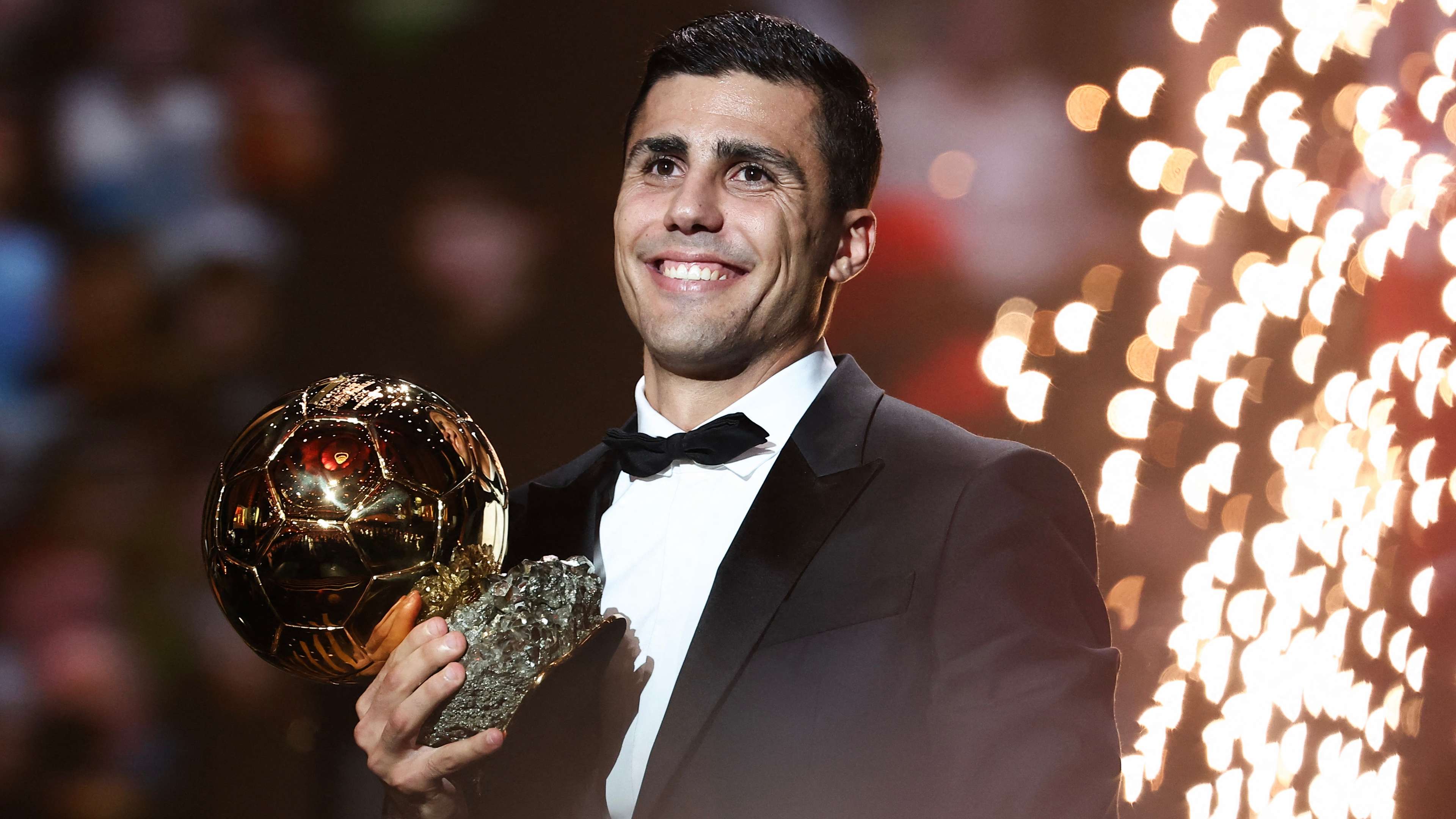 Lamine Yamal after winning Ballon d