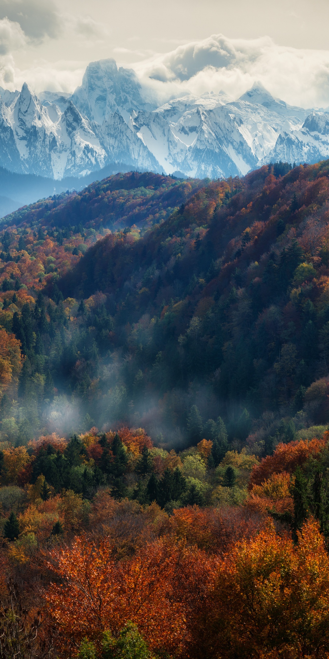 Alps mountains Wallpaper 4K, Autumn