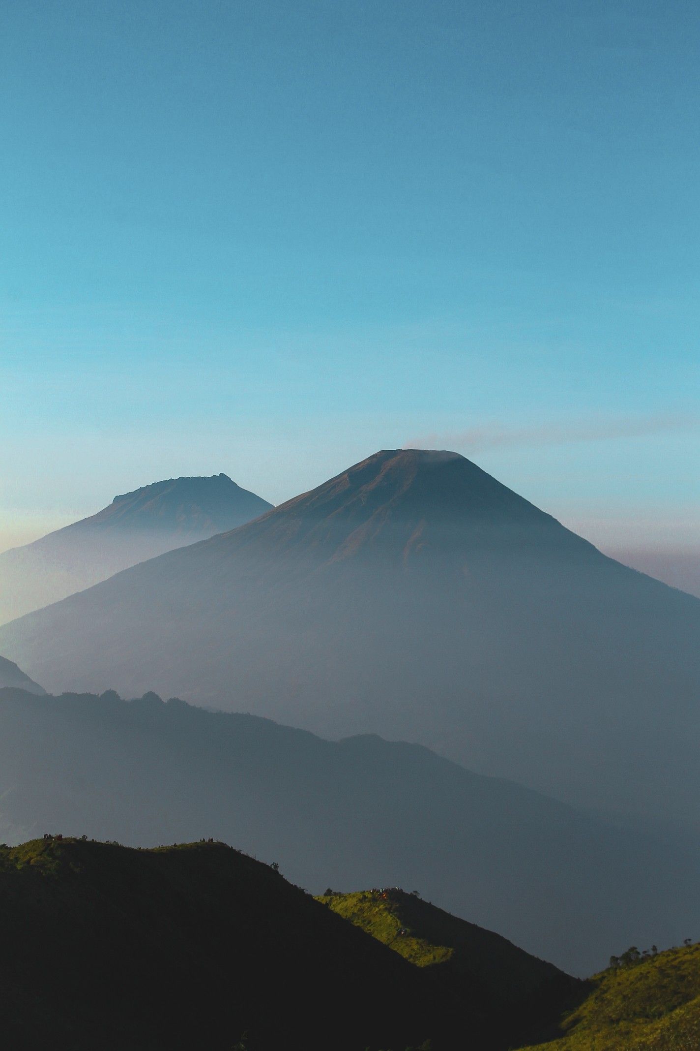 Landscape of Prau Mountain, Central Java