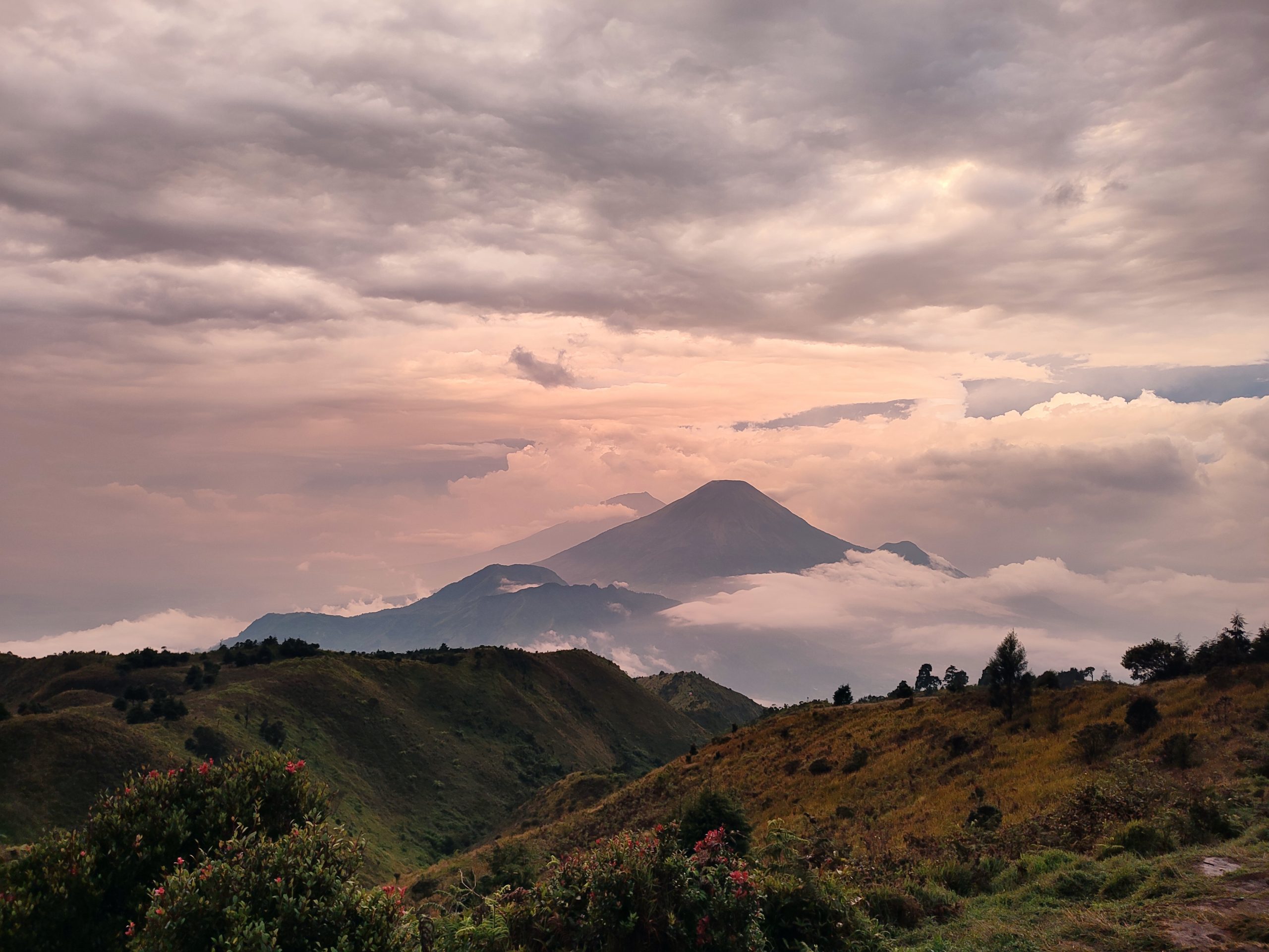 Prau Volcano in Indonesia—all