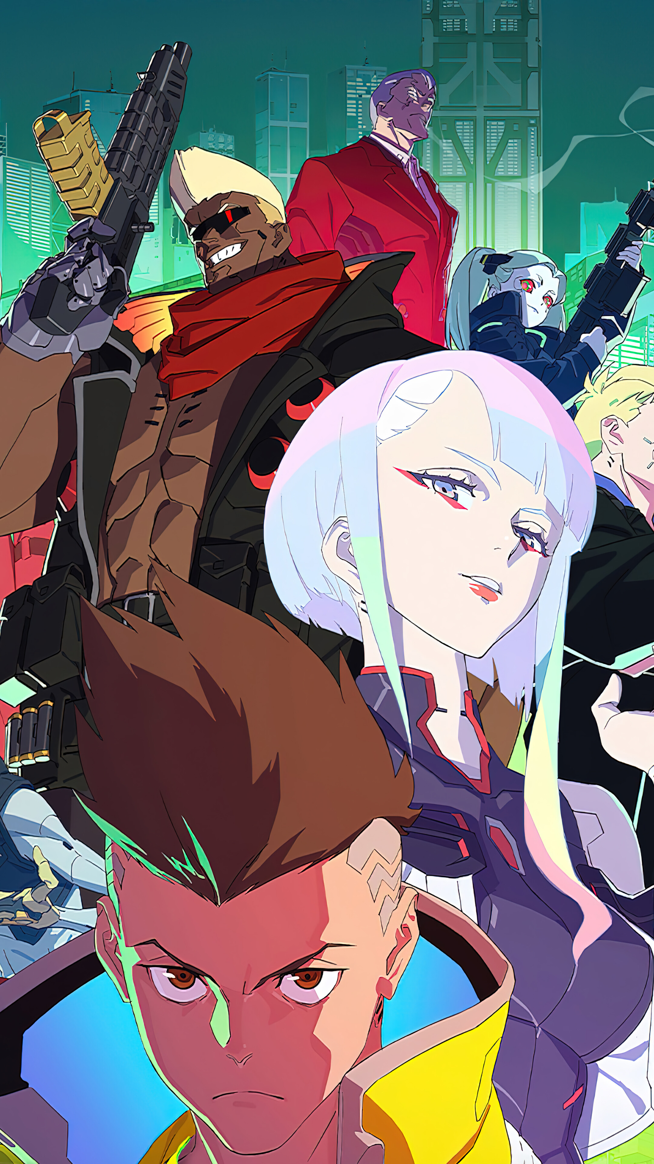 Edgerunners Poster 4K Wallpaper iPhone