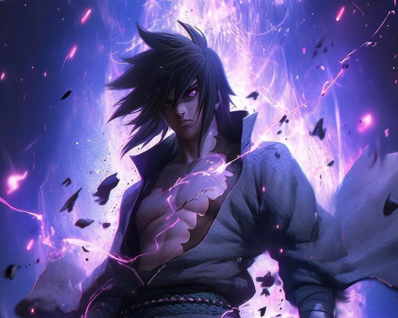 Sasuke Uchiha Power Wallpaper