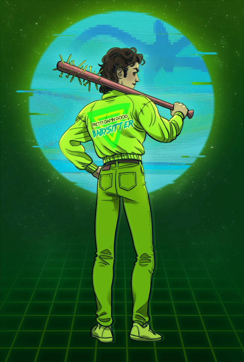 Download Steve Harrington Retro Green