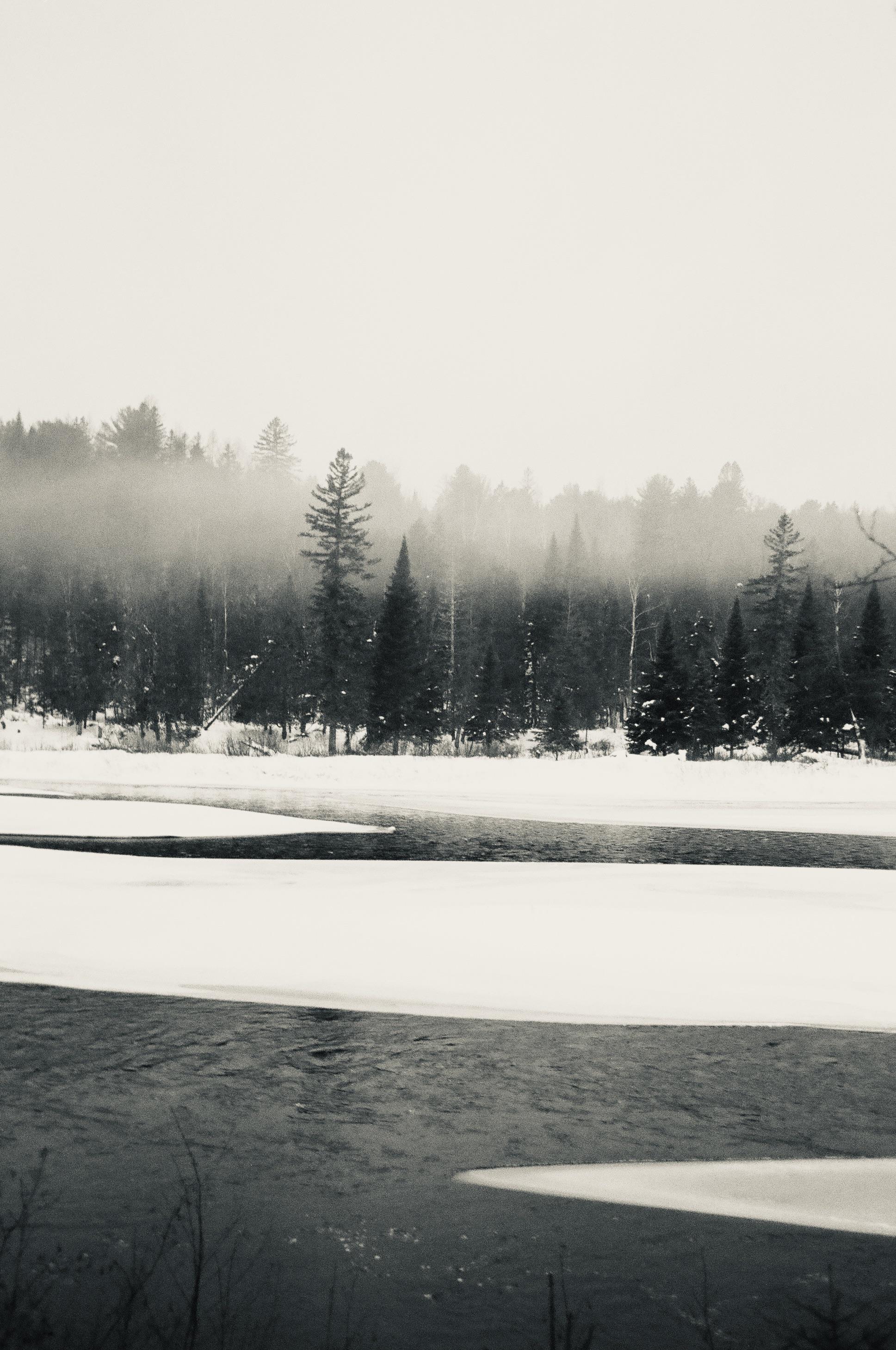 foggy mountain that feels very liminal