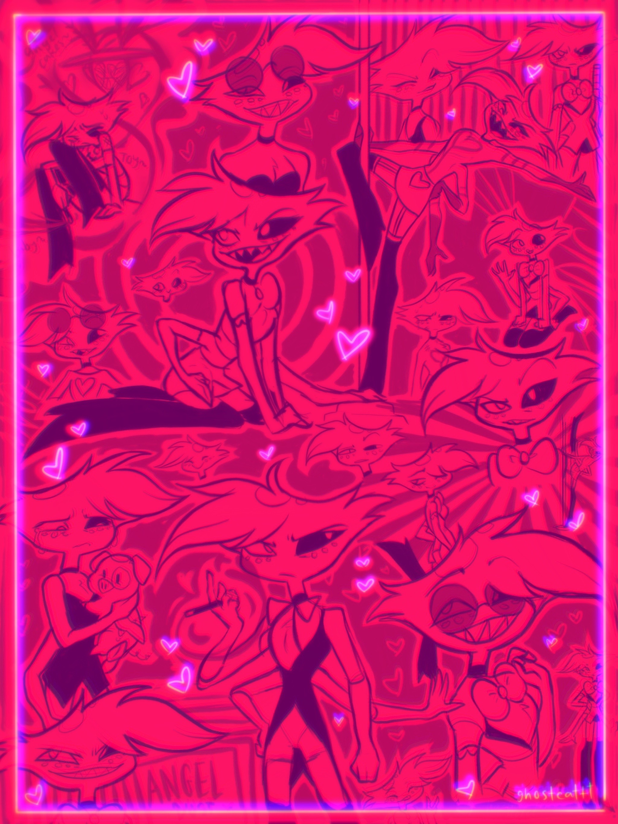 ANGEL DUST DOODLES WALLPAPER⁉️