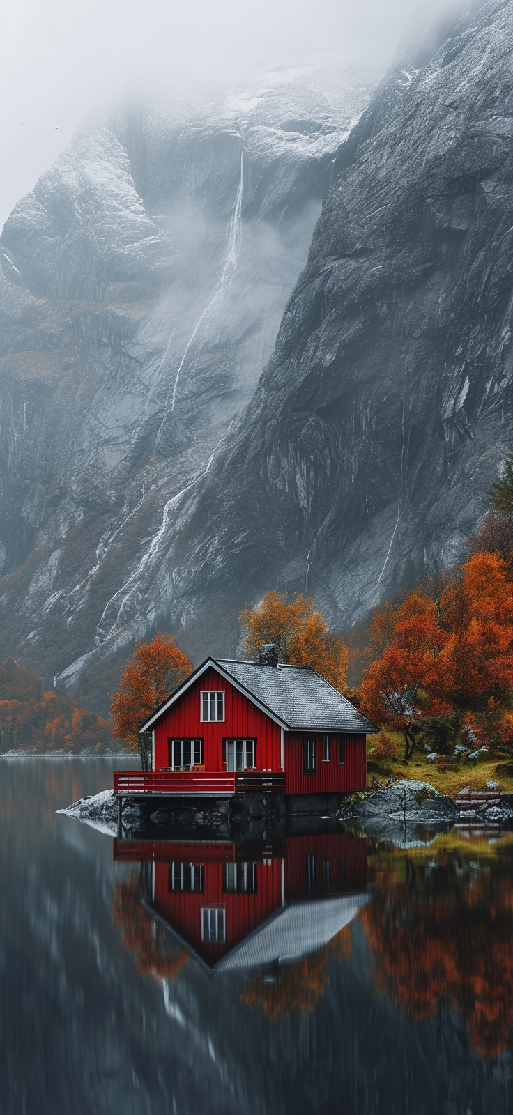 Cozy Autumn Retreat: Red House