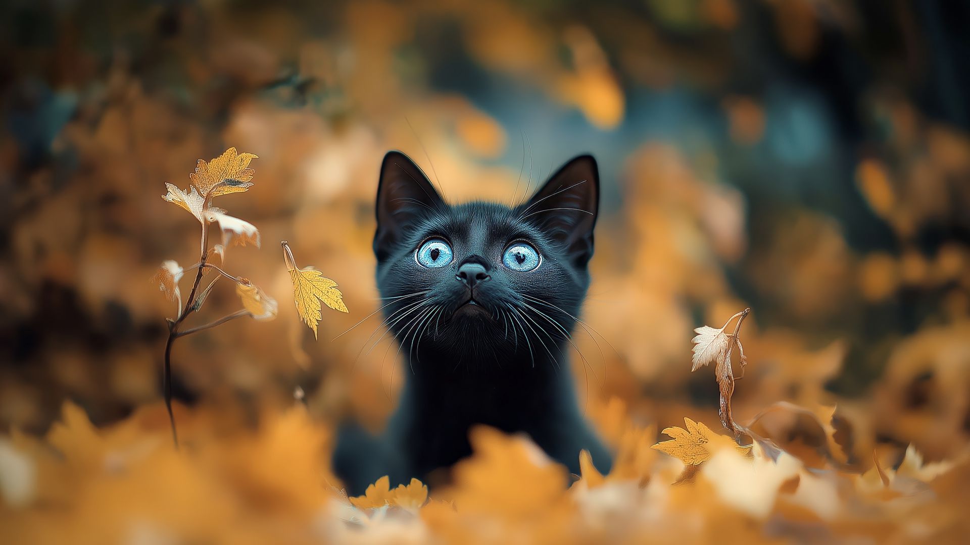 Download wallpaper 1920x1080 kitten