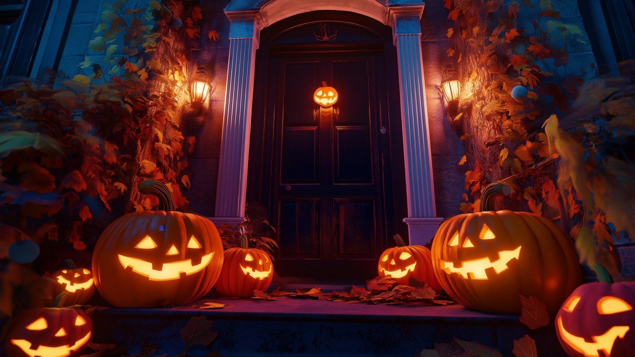 Halloween Wallpaper Spooky house