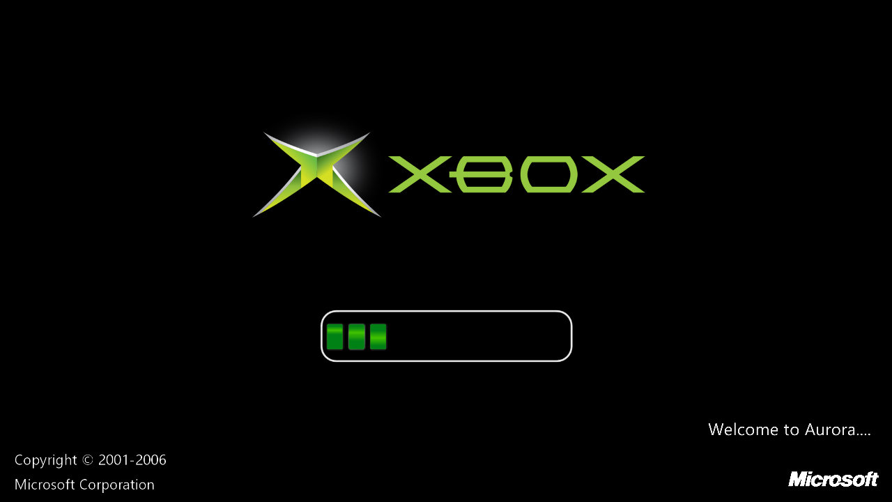 Skin Original Xbox theme for Aurora v0