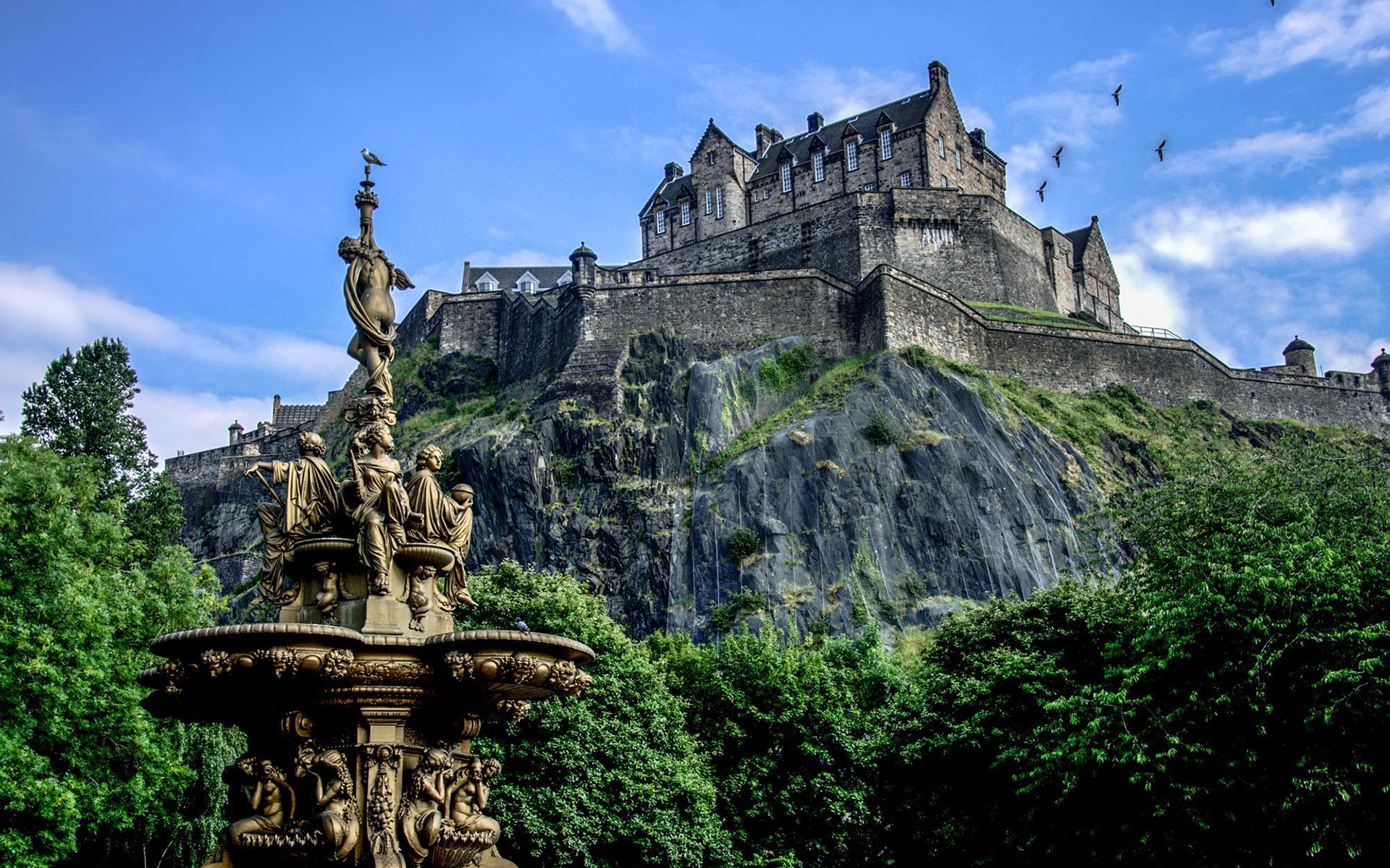 Edinburgh Castle HD Wallpaper