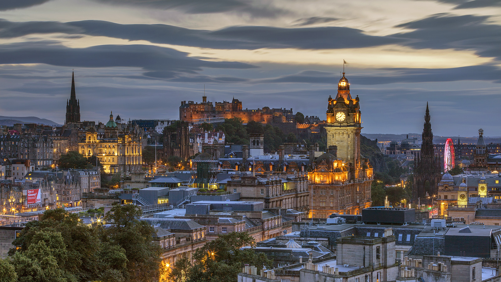 Edinburgh Castle from Calton Hill