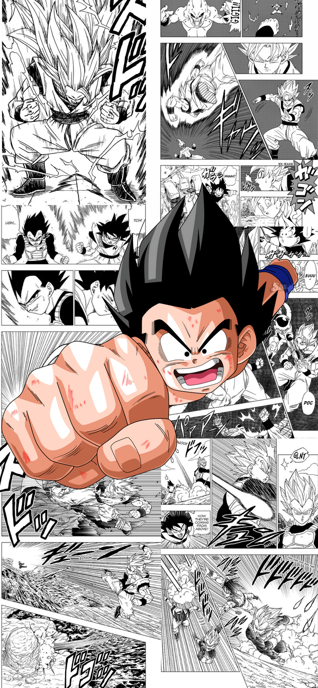 Dragon Ball Z Manga Pop Wallpaper
